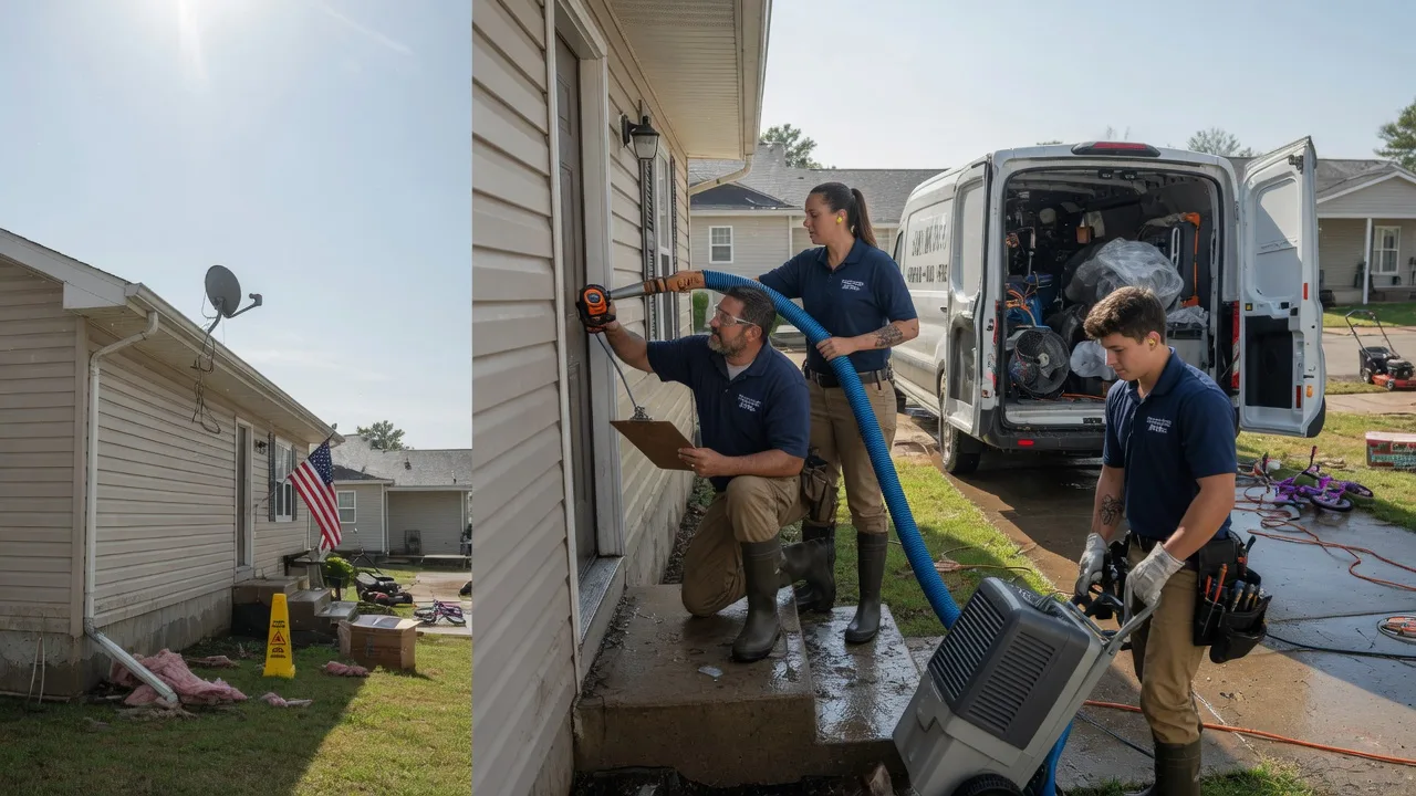 Ceiling Water Damage Restoration in Utica, KS near me